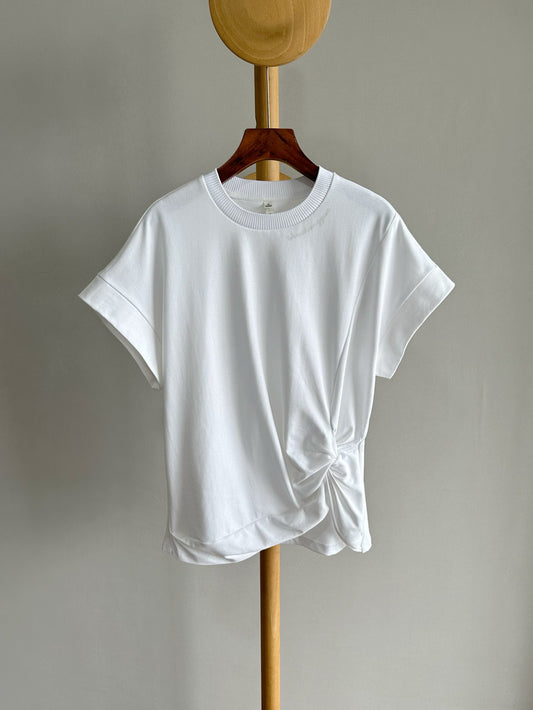 A knotted T-shirt